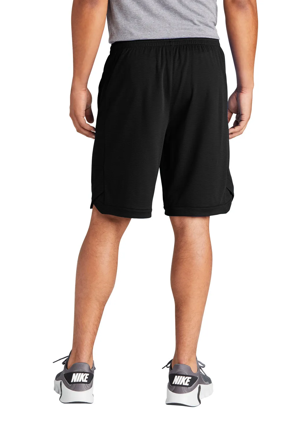Sport-Tek Mens Position PosiCharge Shorts w/ Pockets - Black