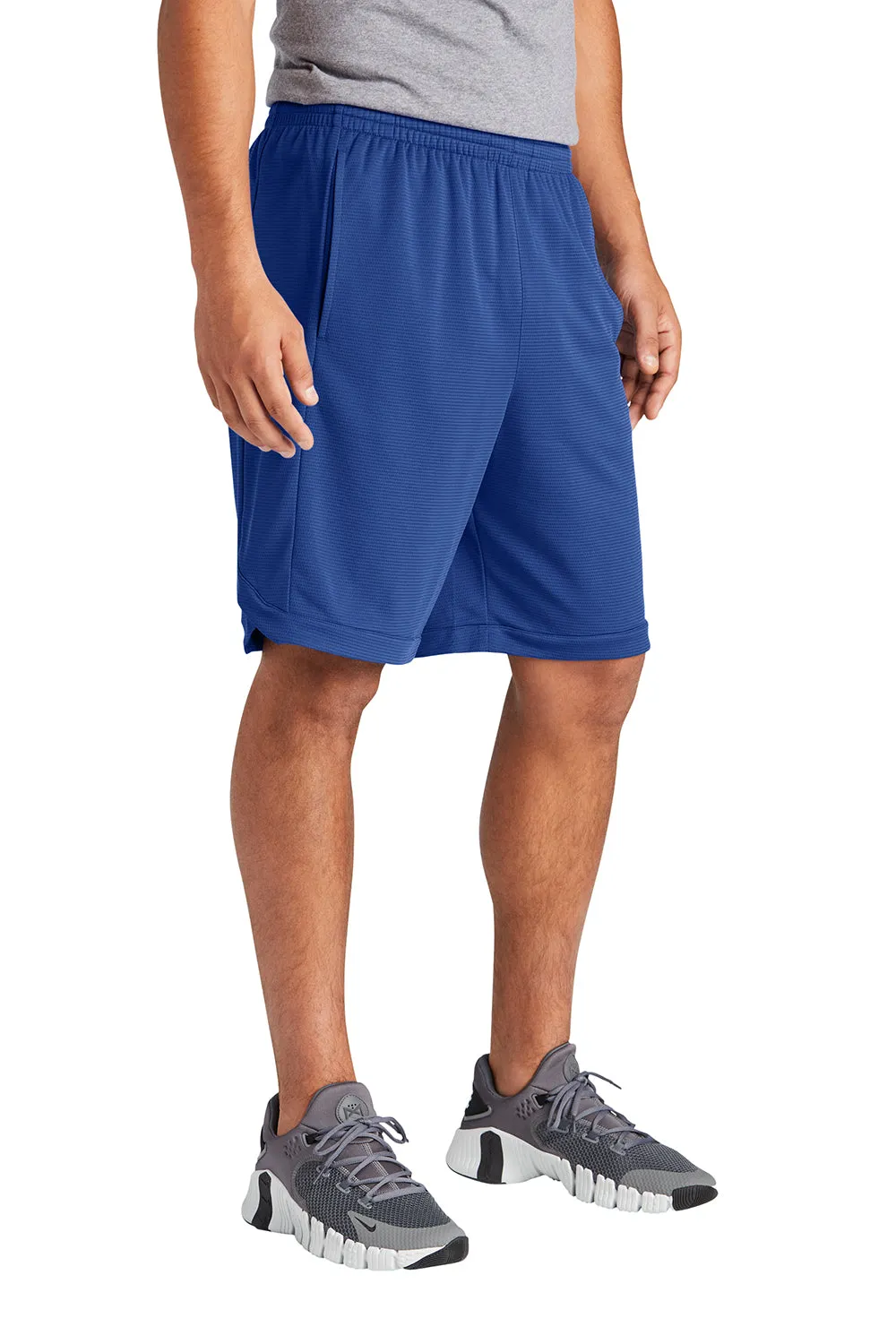 Sport-Tek Mens Position PosiCharge Shorts w/ Pockets - True Royal Blue