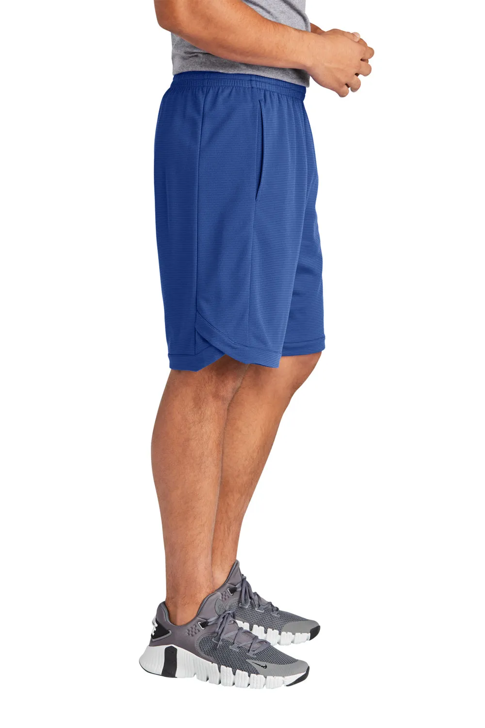 Sport-Tek Mens Position PosiCharge Shorts w/ Pockets - True Royal Blue