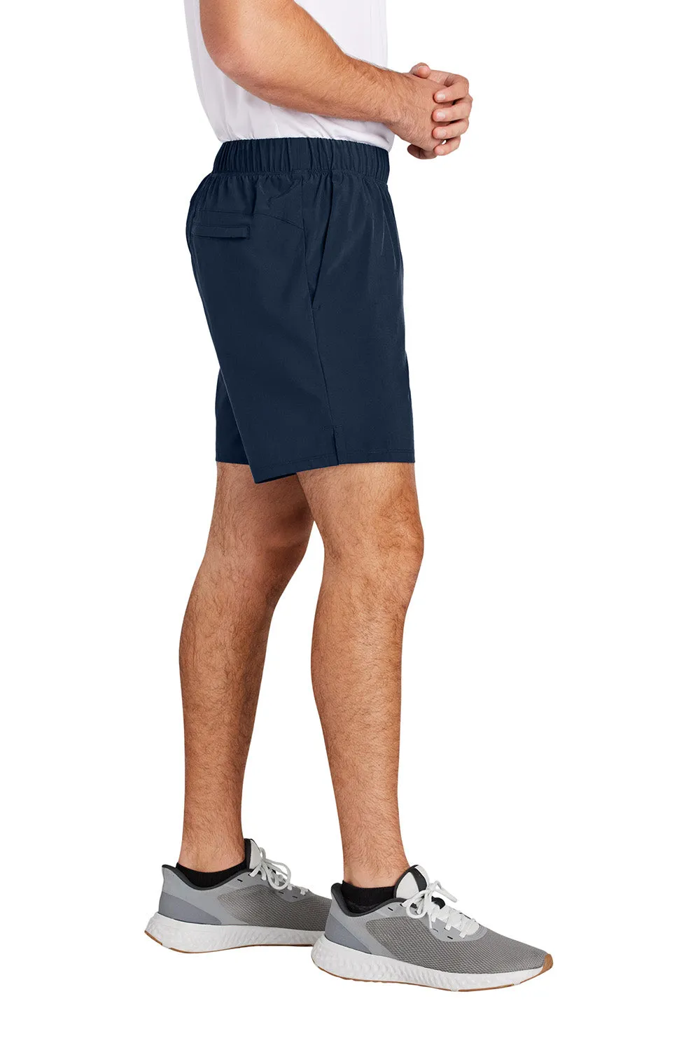 Sport-Tek Mens Repeat Moisture Wicking Shorts w/ Pockets - True Navy Blue