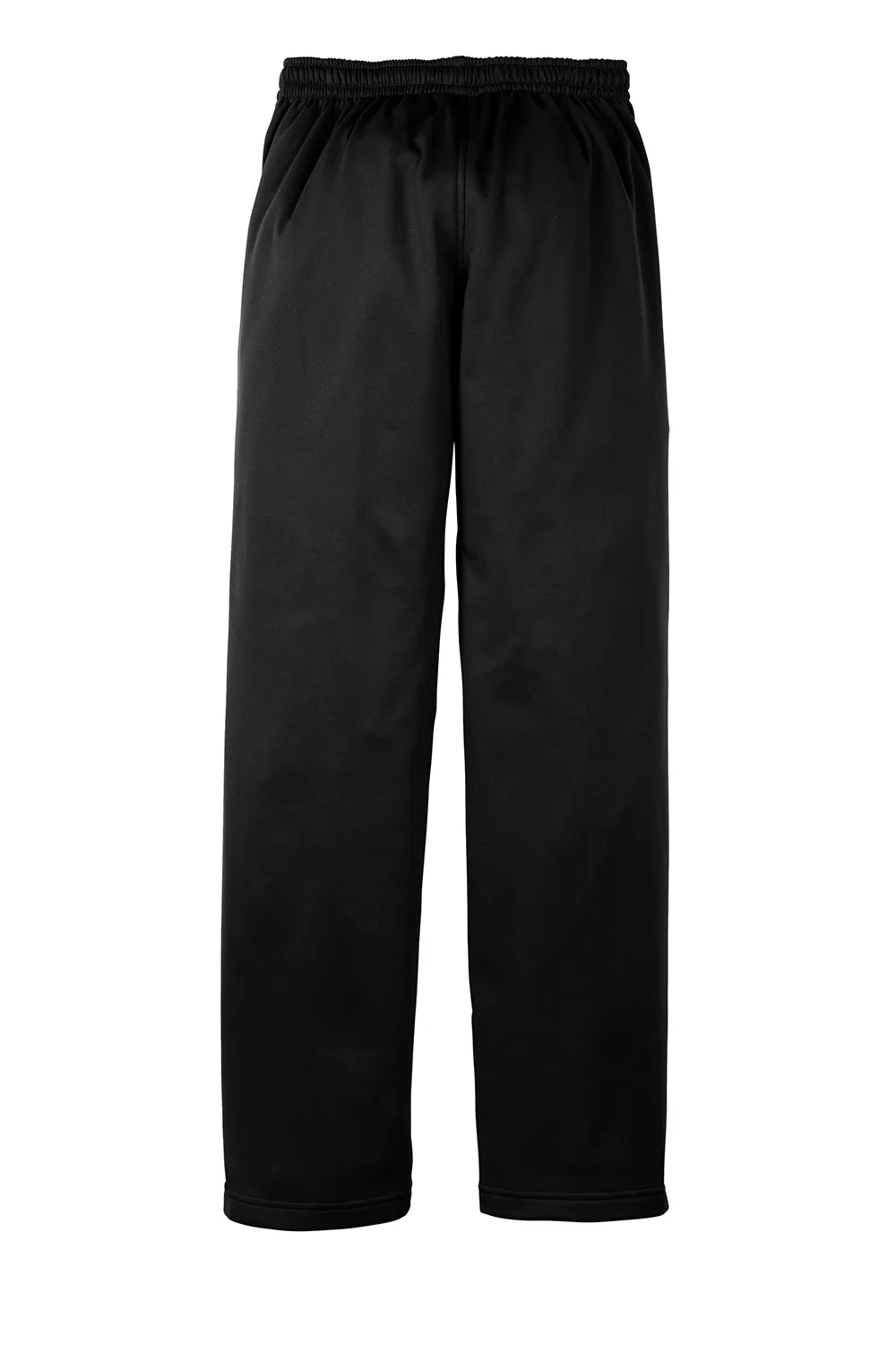 Sport-Tek Mens Sport Wick Moisture Wicking Fleece Sweatpants w/ Pockets - Black