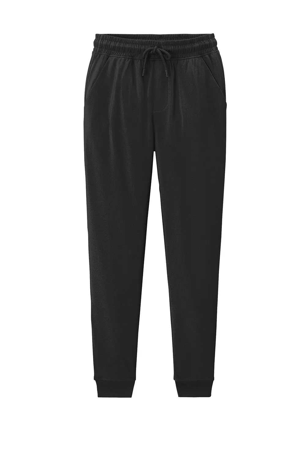Sport-Tek Mens Sport-Wick Moisture Wicking Jogger Sweatpants w/ Pockets - Black
