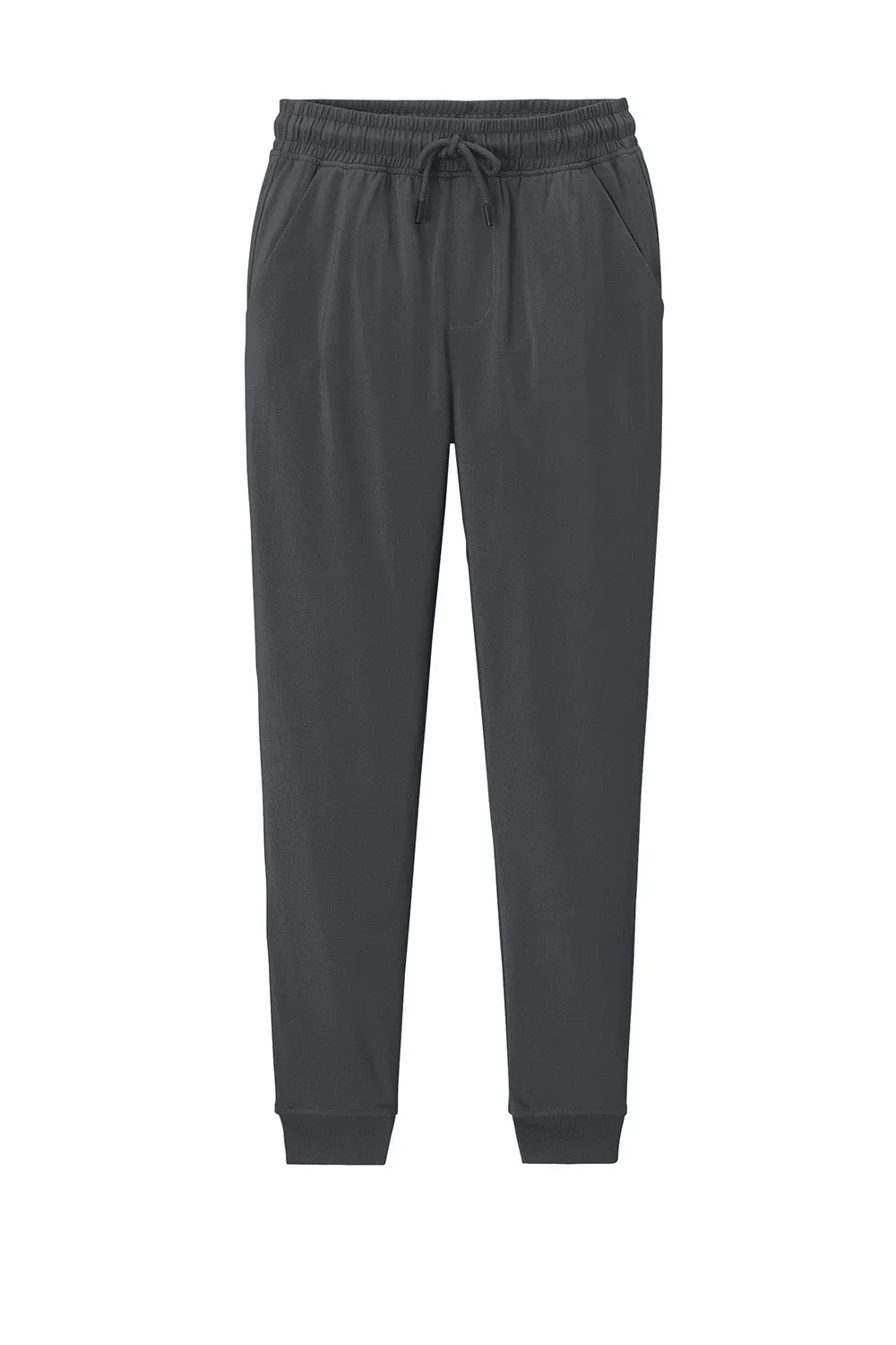 Sport-Tek Mens Sport-Wick Moisture Wicking Jogger Sweatpants w/ Pockets - Charcoal Grey