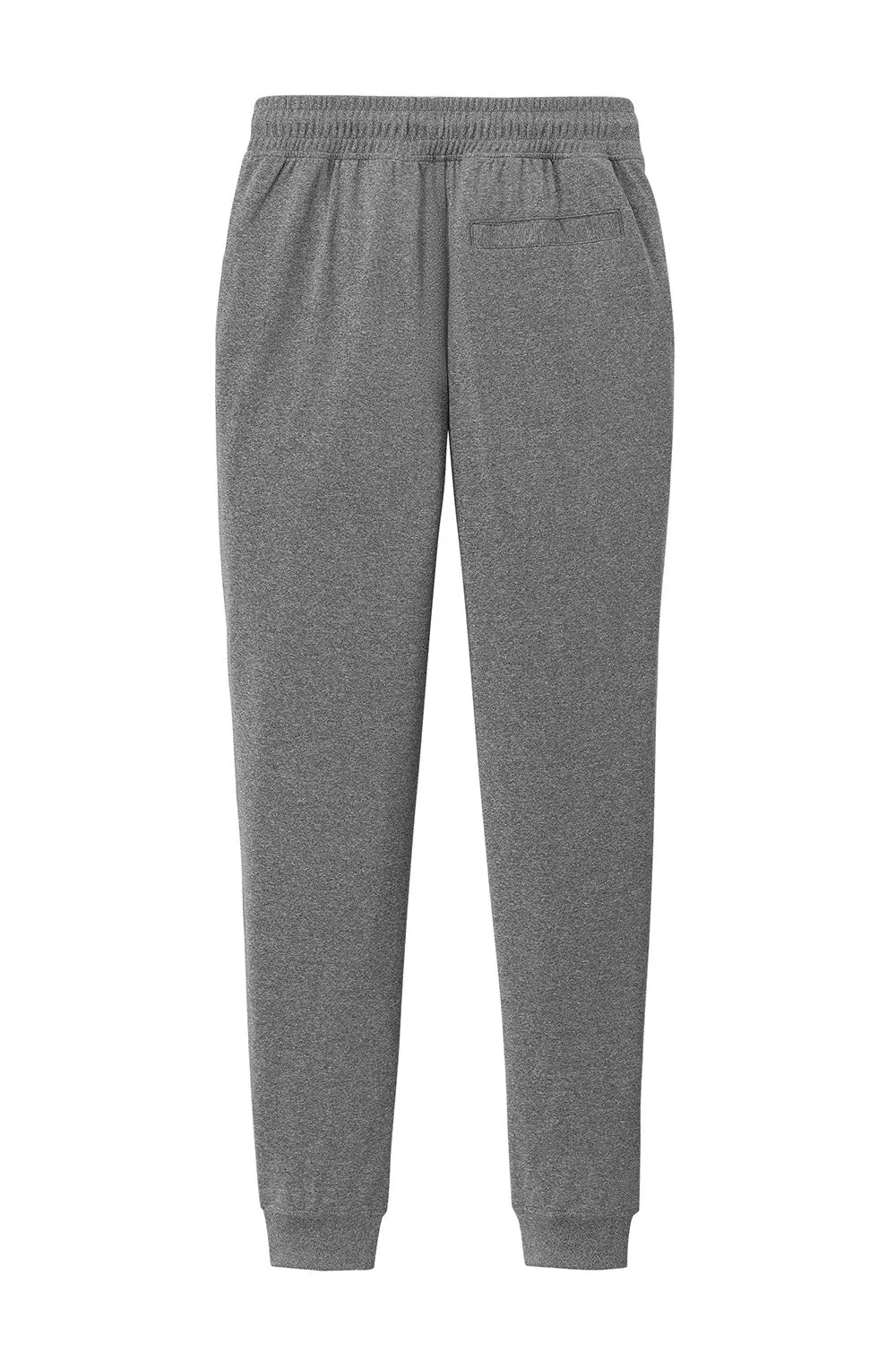Sport-Tek Mens Sport-Wick Moisture Wicking Jogger Sweatpants w/ Pockets - Heather Charcoal Grey
