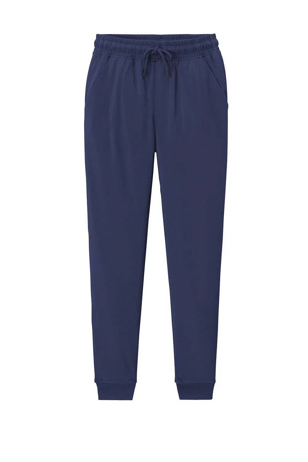 Sport-Tek Mens Sport-Wick Moisture Wicking Jogger Sweatpants w/ Pockets - True Navy Blue