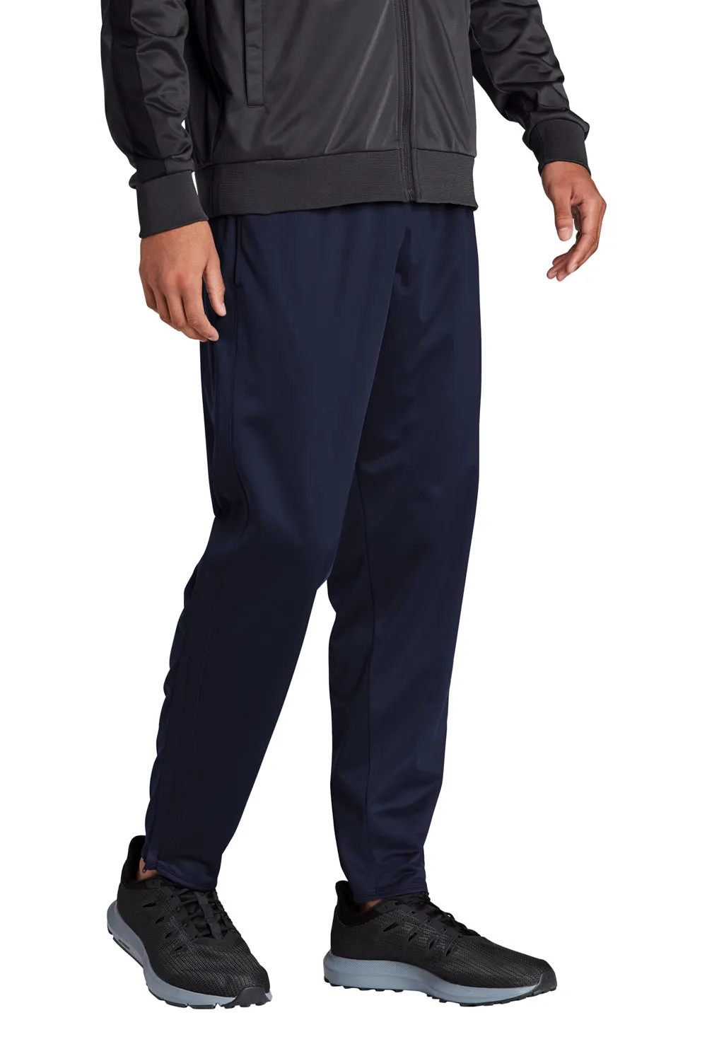 Sport-Tek Mens Tricot Track Pants w/ Pockets - True Navy Blue