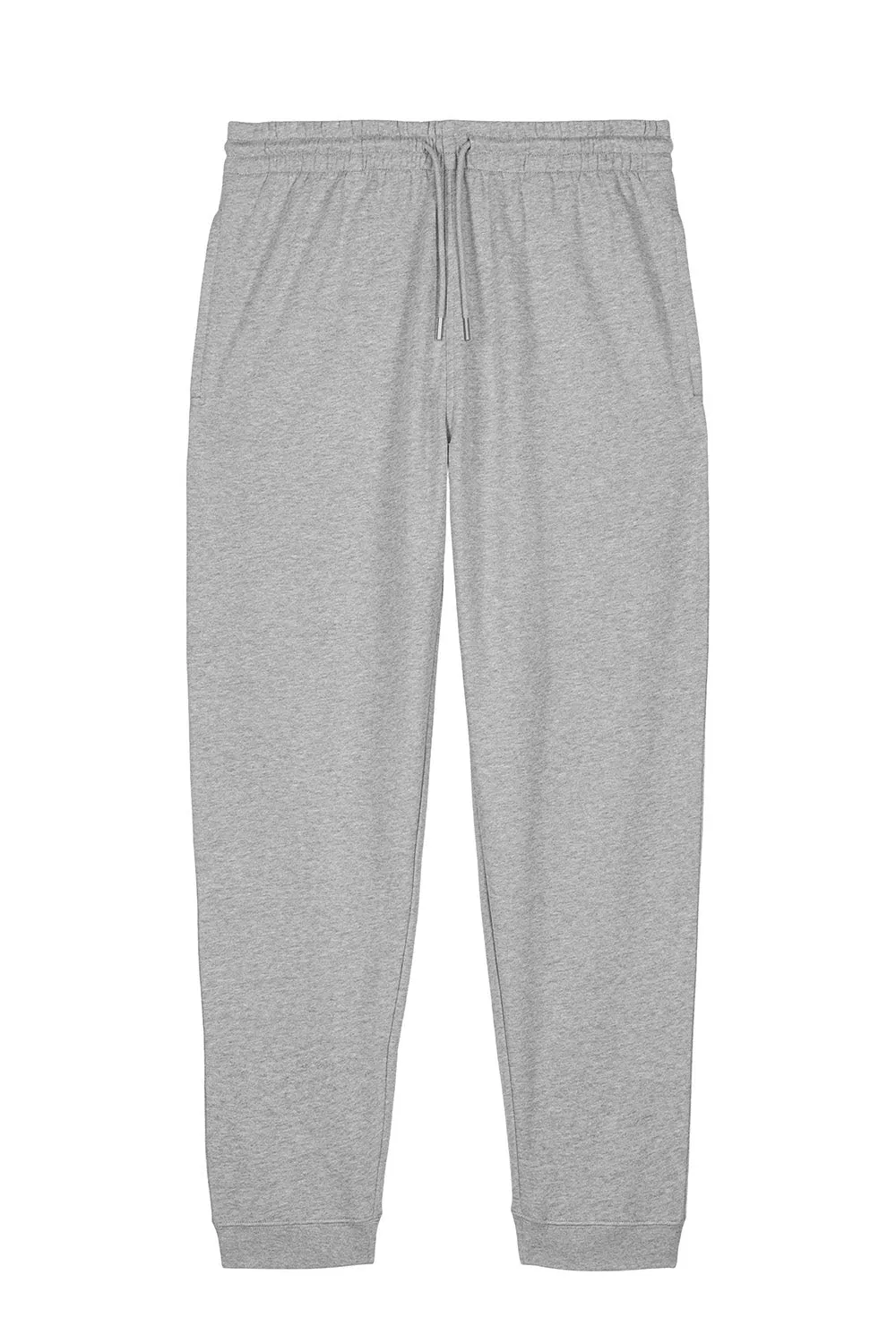 Stanley/Stella Mens Flyer Jogger Sweatpants w/ Pockets - Heather Grey