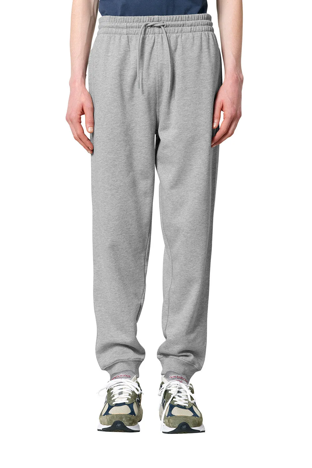 Stanley/Stella Mens Flyer Jogger Sweatpants w/ Pockets - Heather Grey