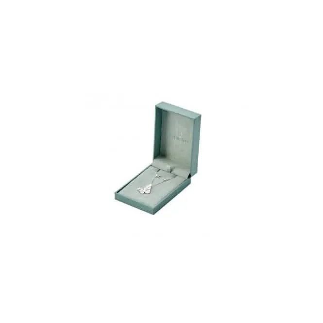 Pendentif Cœur en Argent Sterling Plaqué Or P4869 - Bijoux Beginnings