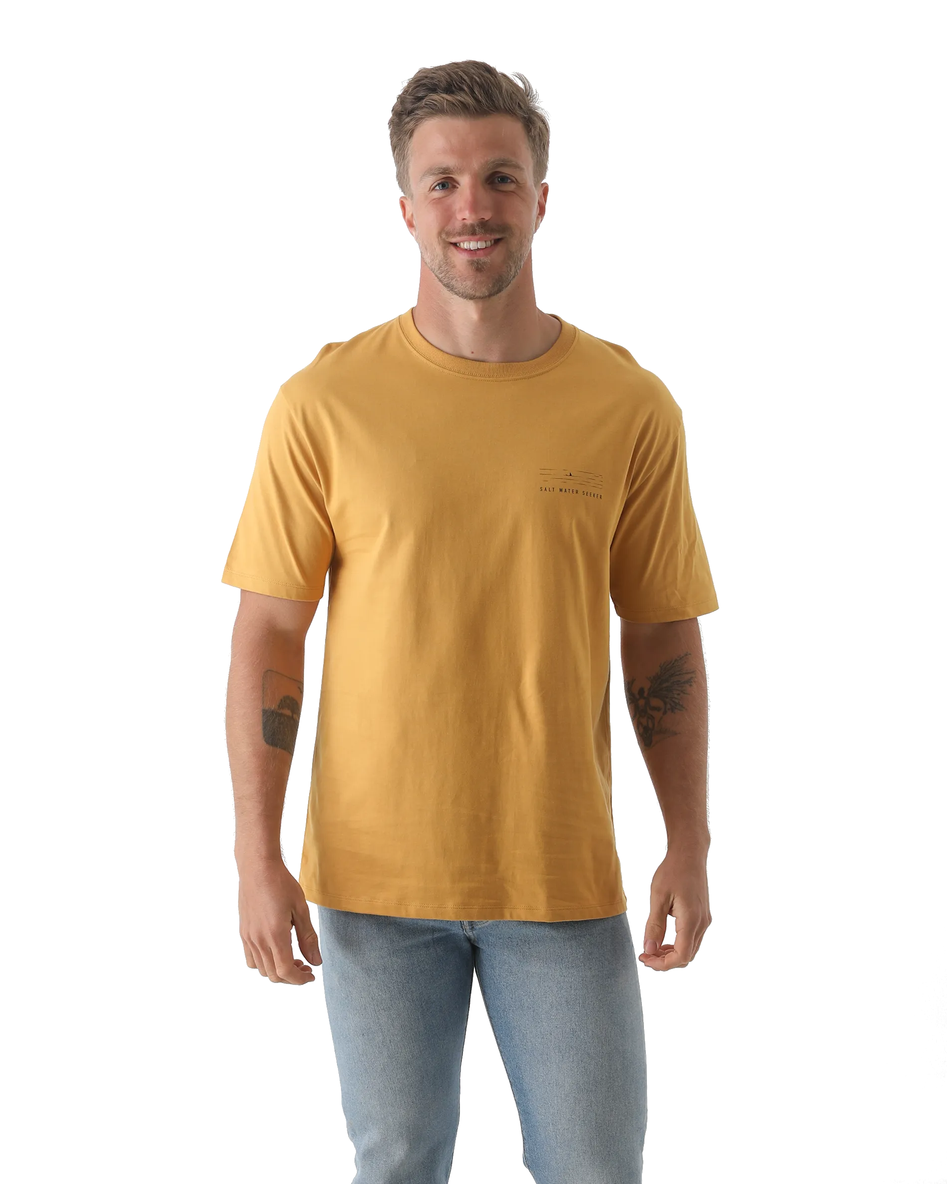 Sunset Sessions T-Shirt in Faded Mustard