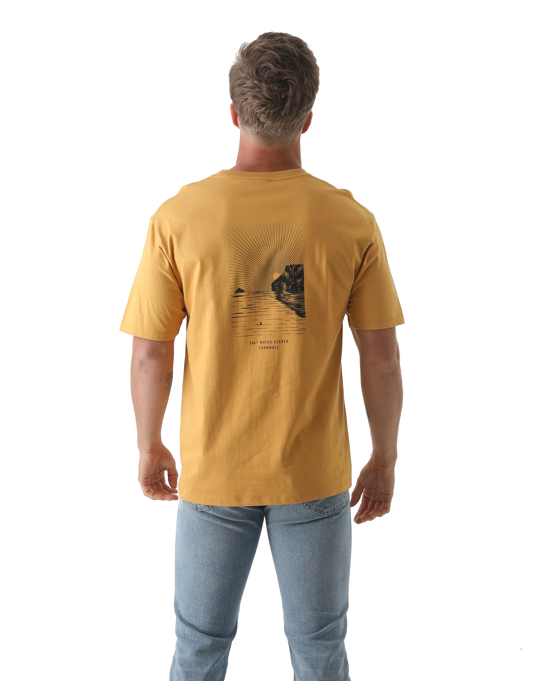 Sunset Sessions T-Shirt in Faded Mustard
