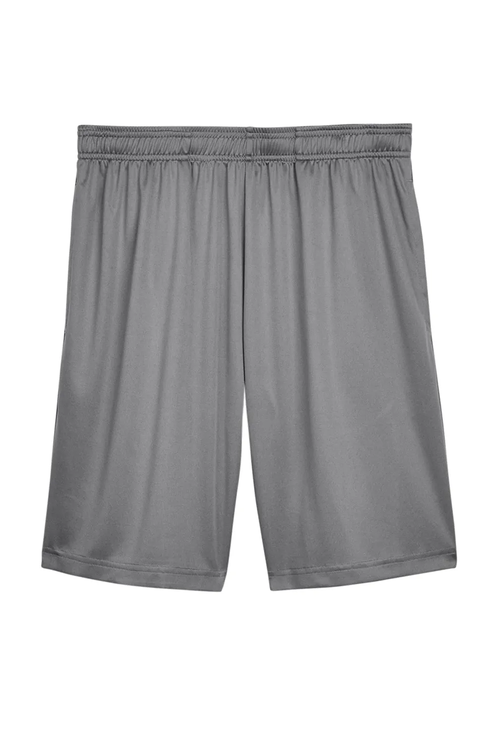 Team 365 Mens Zone Performance Moisture Wicking Shorts w/ Pockets - Graphite Grey
