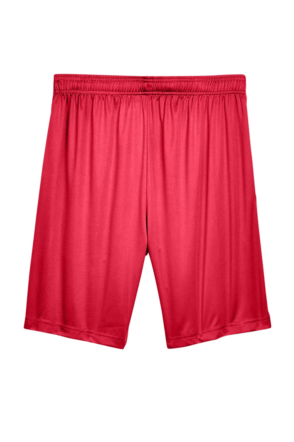 Team 365 Mens Zone Performance Moisture Wicking Shorts w/ Pockets - Red