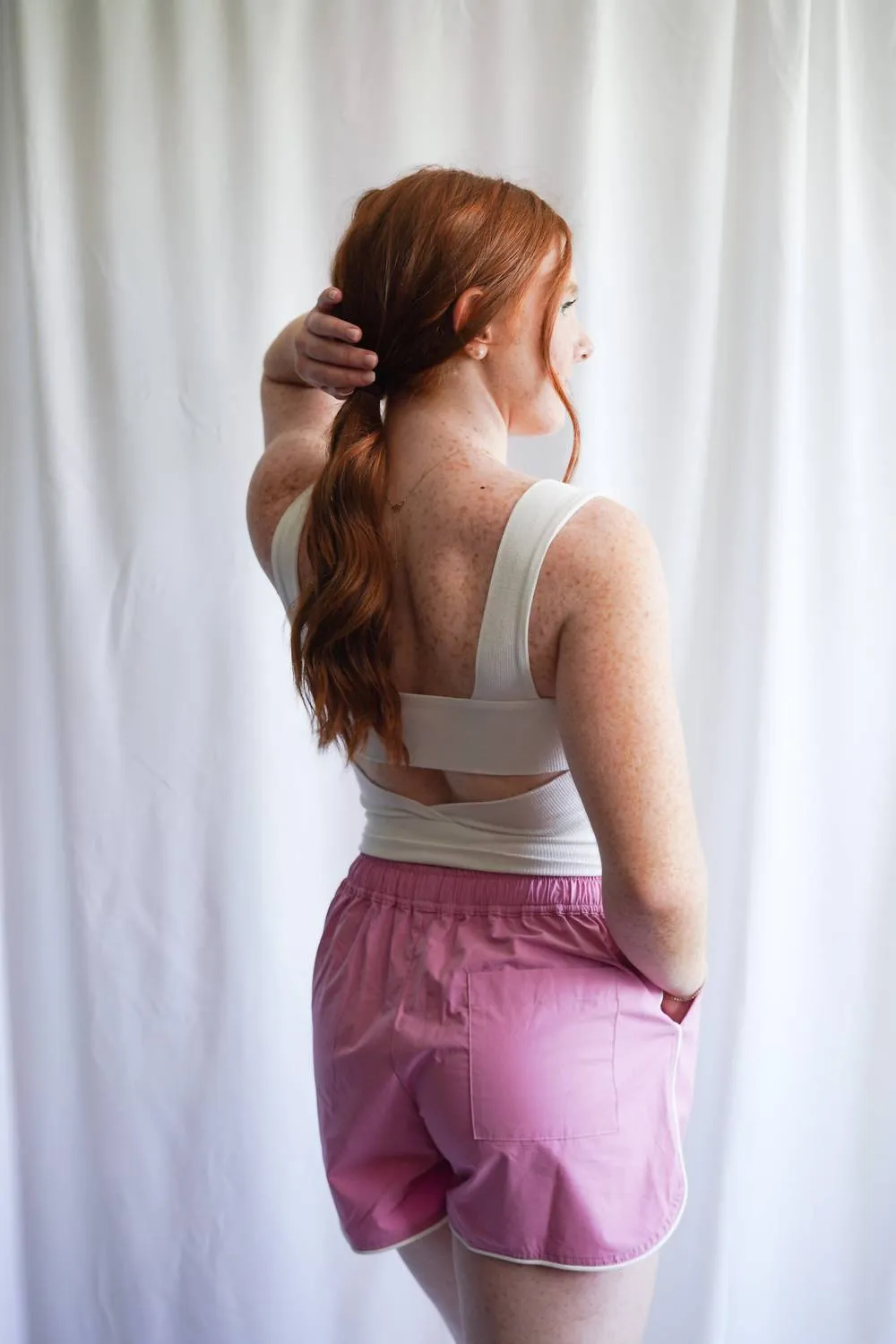 Tennis Shorts In Pink