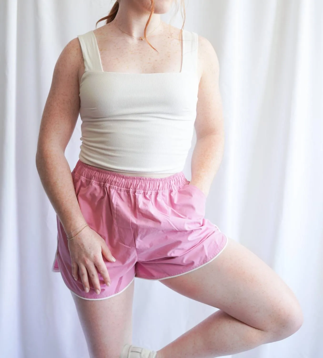 Tennis Shorts In Pink