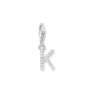 Pendentif lettre K en argent pour collier Thomas Sabo Femmes