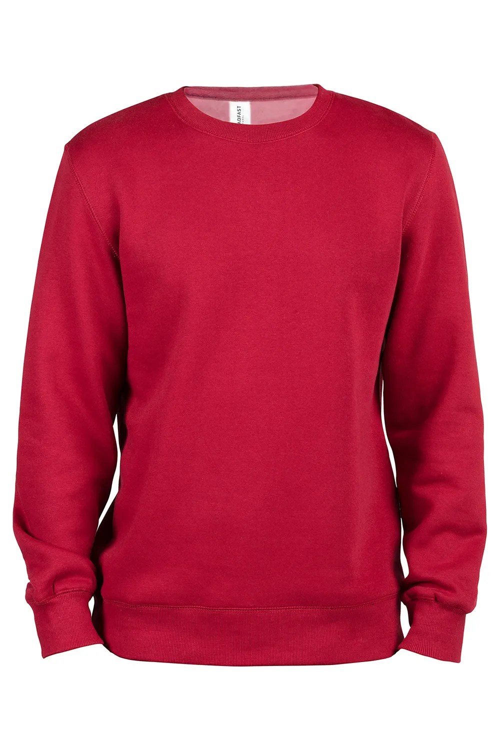 Threadfast Apparel Mens Ultimate Fleece Crewneck Sweatshirt - Burgundy