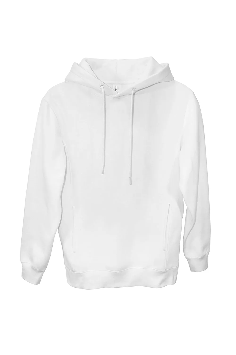 Threadfast Apparel Mens Ultimate Fleece Hooded Sweatshirt Hoodie w/ Pockets - White