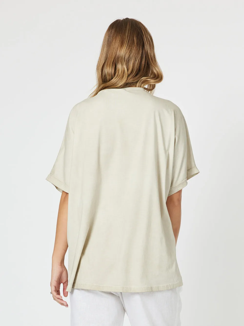 Threadz Hearts Tee Stone