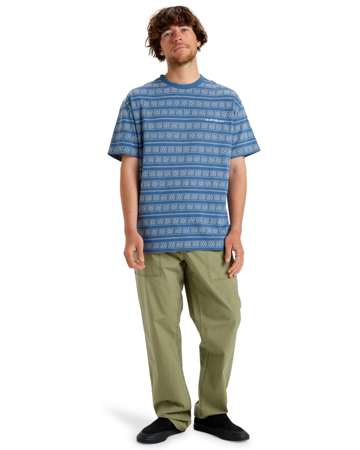 Tilebloom T-Shirt in Vintage Indigo