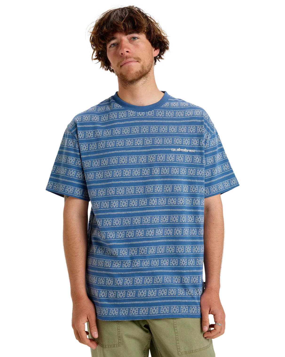 Tilebloom T-Shirt in Vintage Indigo