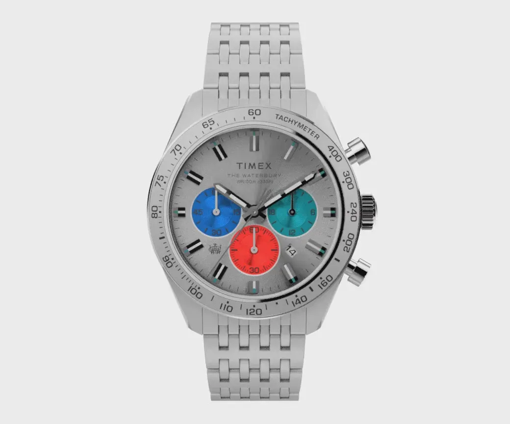 Montre Timex Gents Waterbury en finition argentée TW2V42400