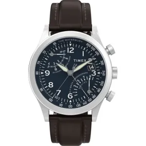 Montre Timex Gents Waterbury Traditionnelle Bleue TW2W47900
