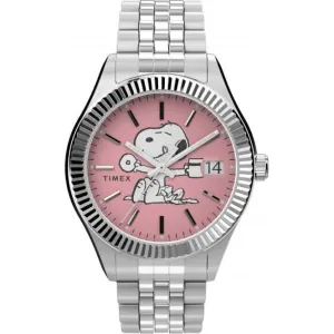 Timex Legacy x Peanuts Montre bracelet en acier inoxydable TW2V47400