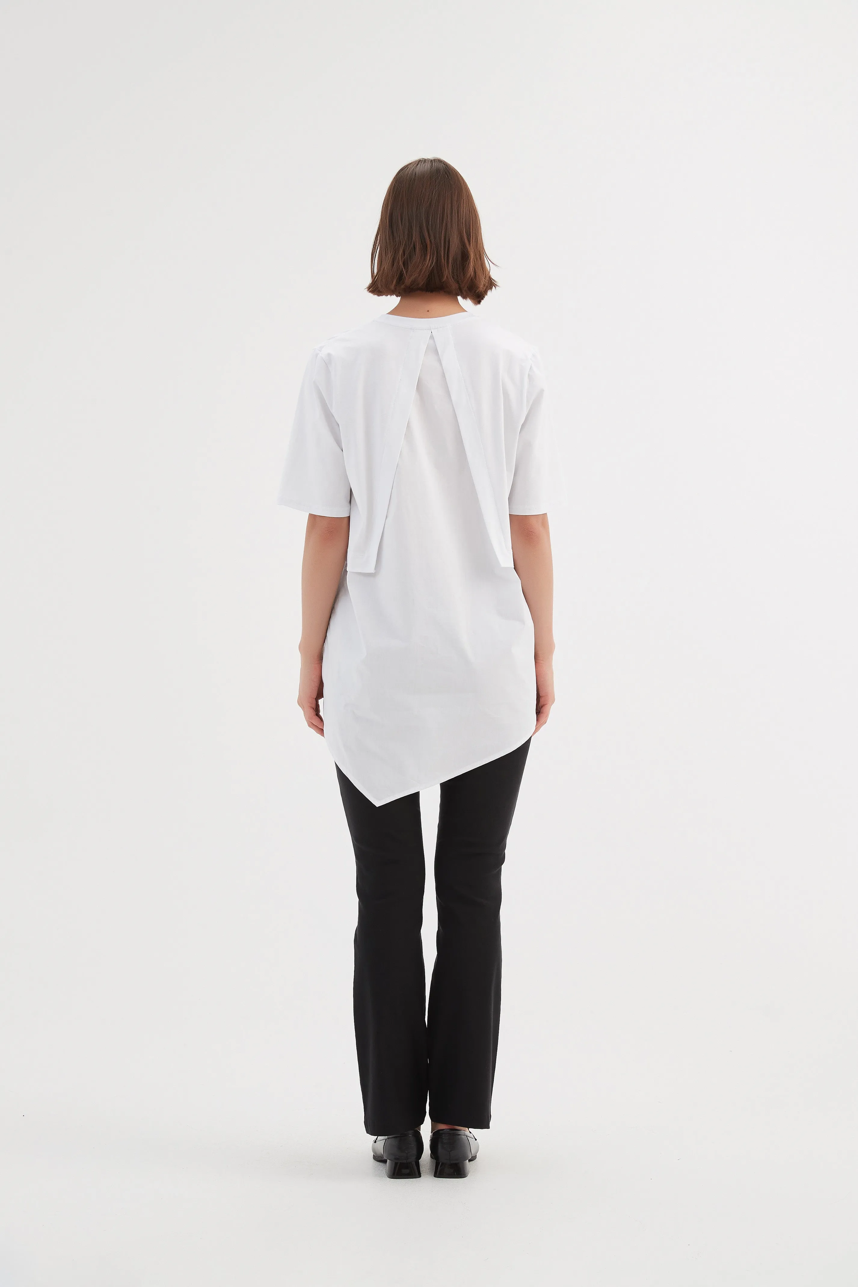 Tirelli Split Back Combi Tee White