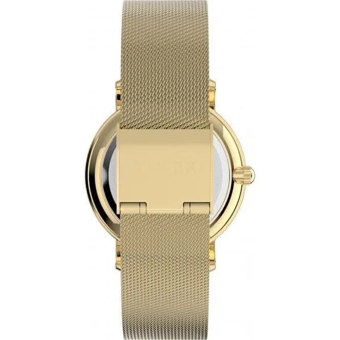 Montre Transcend en acier inoxydable finition or TW2V52200