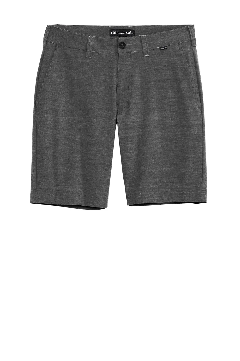 TravisMathew Mens El Dorado Wrinkle Resistant Shorts w/ Pockets - Black