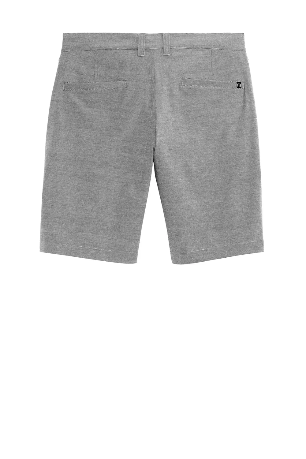 TravisMathew Mens El Dorado Wrinkle Resistant Shorts w/ Pockets - Light Grey