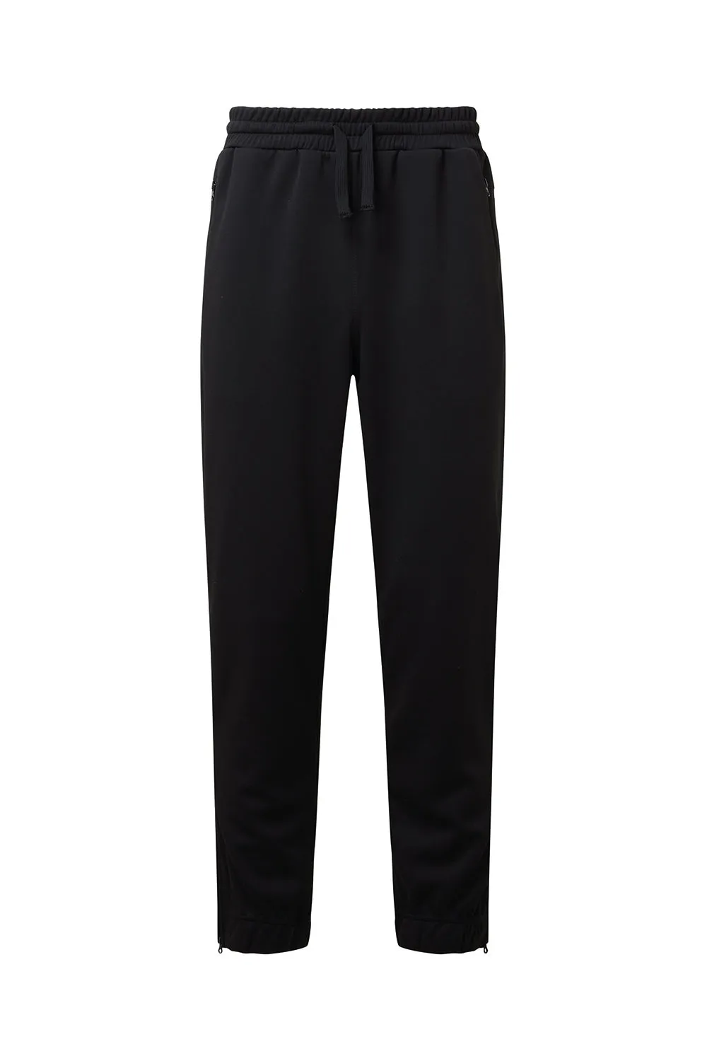 TriDri Mens Moisture Wicking Jogger Sweatpants w/ Pockets - Black