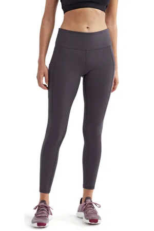 TriDri Womens Performance Leggings w/ Pockets - Charcoal Grey - Closeout