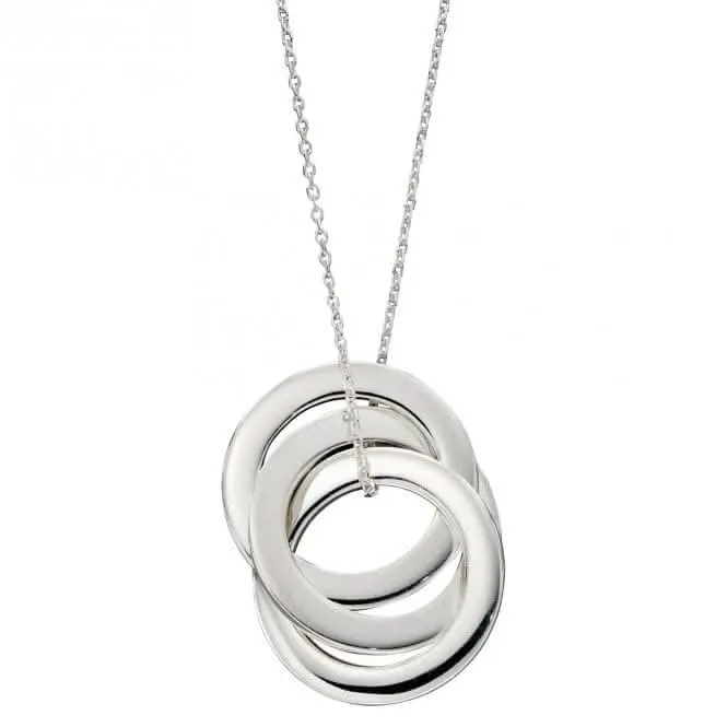 Collier Triple Cercles Entrelacés N4454 Bijoux Beginnings