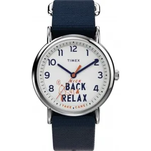 Montre unisexe Weekender à cadran argenté TW2V41900