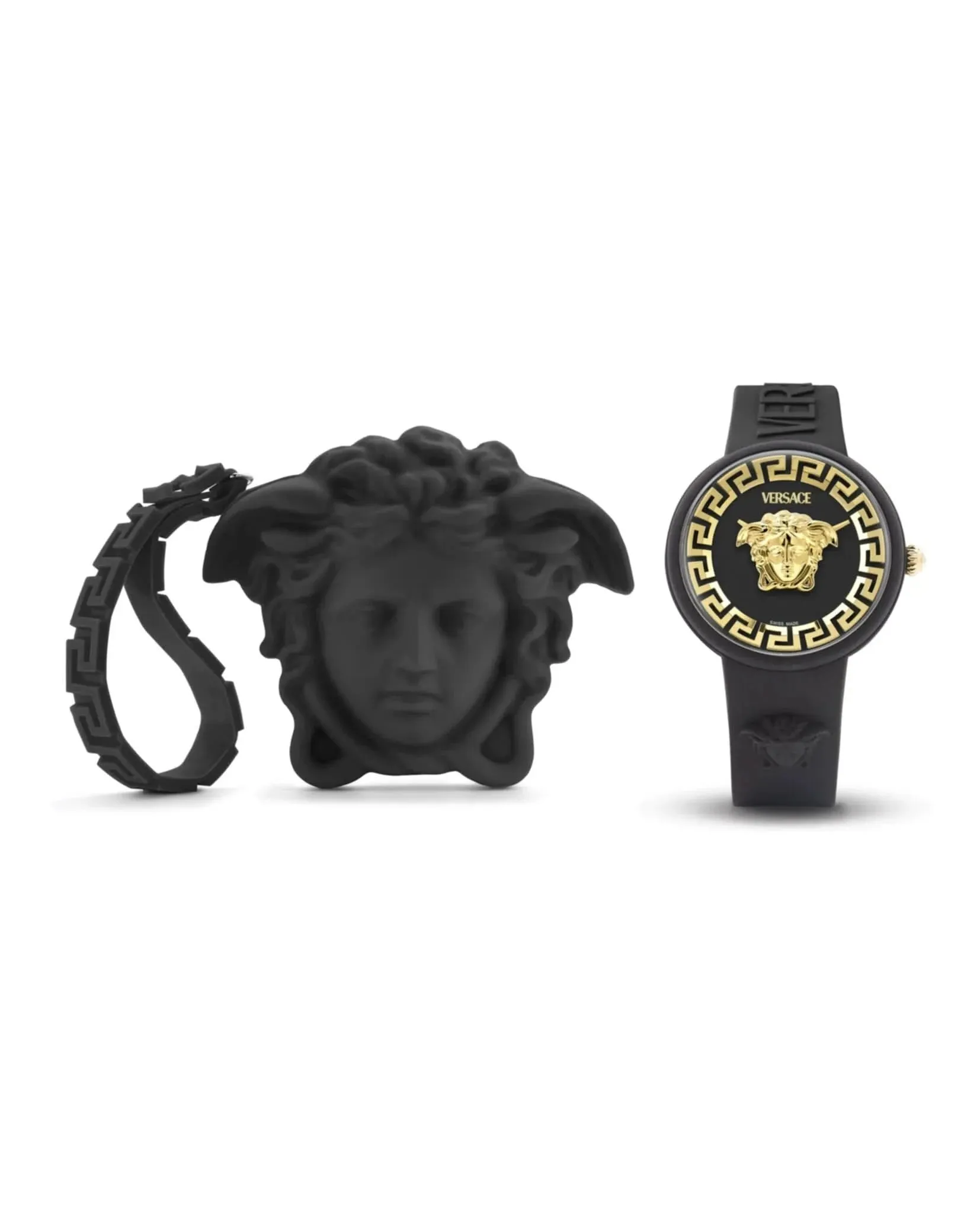 Montre unisexe iconique Medusa Pop noire Versace VE8J00624