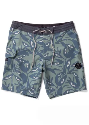 Vissla Floravision 17.5" Boardshorts-Light Slate