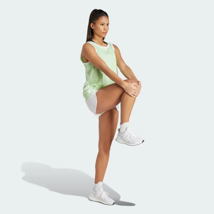 Women's adidas Pacer Training 3-Stripes Woven High-Rise Shorts