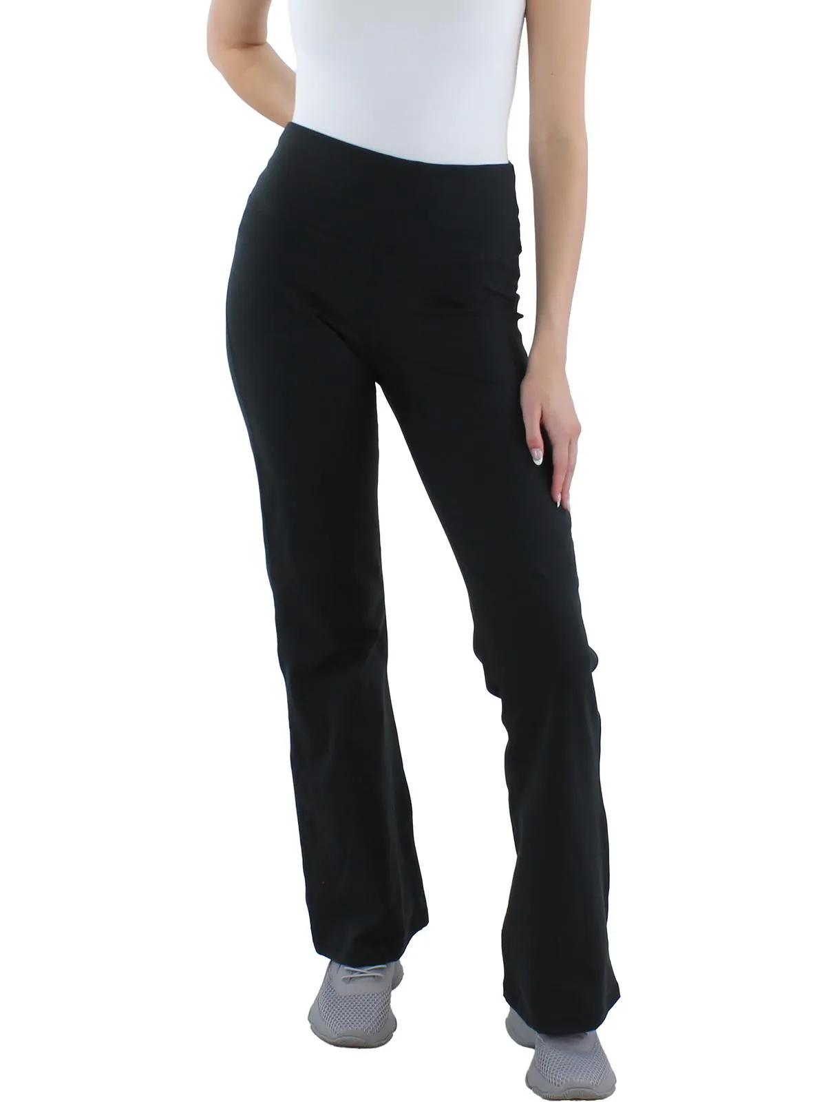 Womens Flare Leg Workout Athletic Leggings